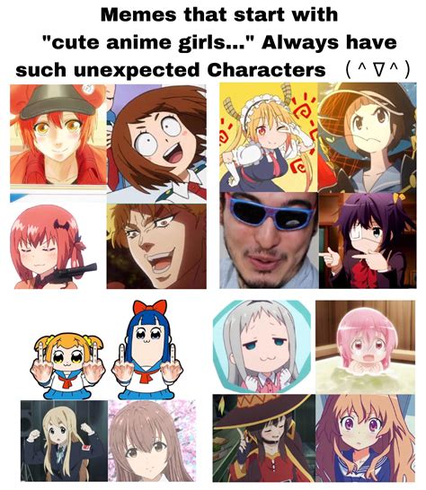 Cute Anime Girls Meme 29967245 Ranimemes