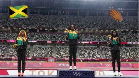 Womens M Medal Ceremony No Video And Jamaica Olympic Update Youtube