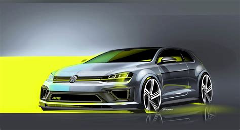Volkswagen Unveils Insane Golf R 400 Concept