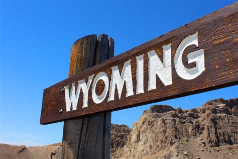 Wood Wyoming Sign Wyoming Department Of Health