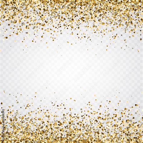 Glitter Gold Frame With Space For Text Luxury Glitter Decoration