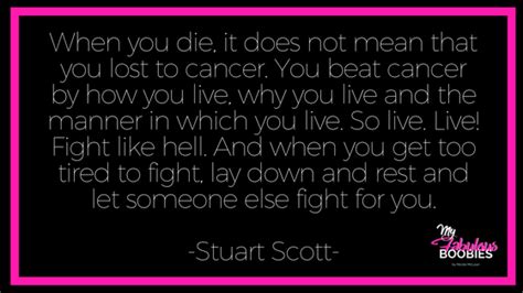 Its stubbornness in the face of cancer. Stuart Scott gave the best speech on the ESPYs