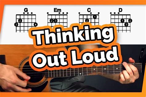 Thinking Out Loud Guitar Tutorial (Ed Sheeran) Easy Chords Guitar ...