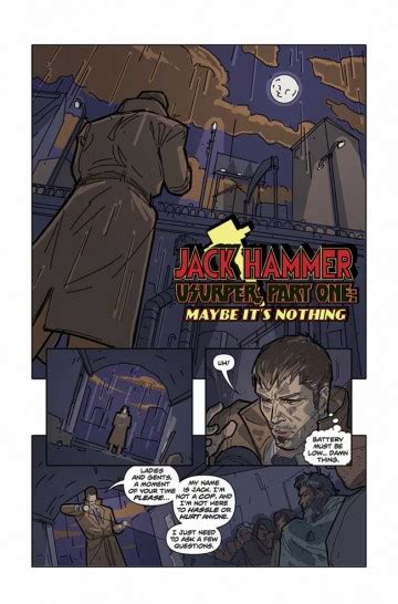 Sneak Peek Jack Hammer Usurper 1 — Major Spoilers — Comic Book