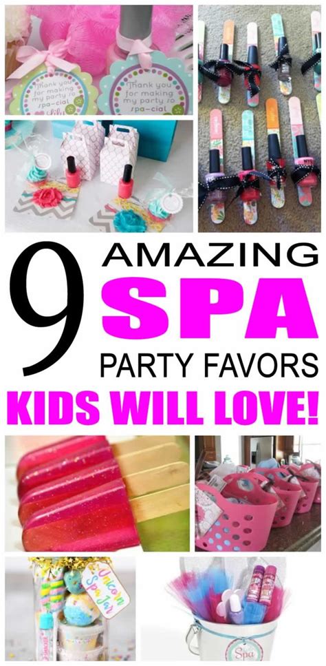 Spa Party Favor Ideas Kid Bam Kids Spa Party Spa Party Favors Spa