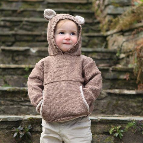 Teddy Bear Hooded Top By Picaloulou Kids