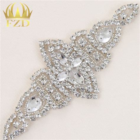 30 Pieces Beaded Rhinestone Applique Strass Wedding Rhinestone Crystal Iron On Patches Sewing