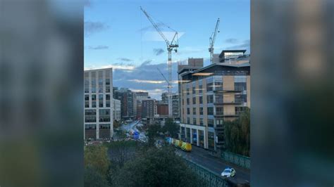 Leeds City Centre Cordon Lifted After Unstable Crane Concerns Bbc News