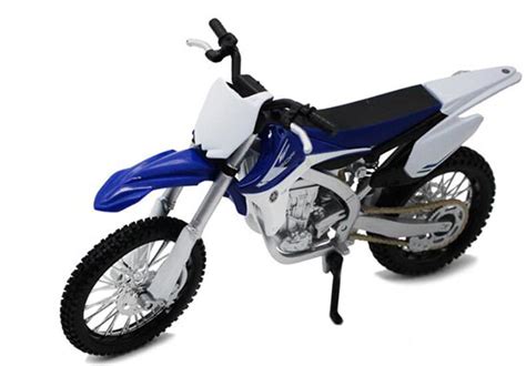 Diecast Yamaha Yz450f Motorcycle Model 112 Blue By Maisto Vb3a494