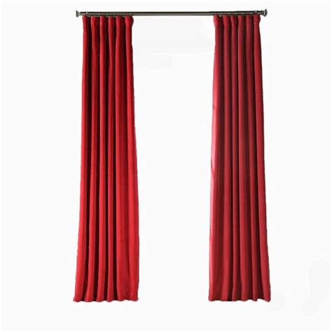 Red Blackout Curtain Minimalist Velvet Curtain Bedroom Living Room