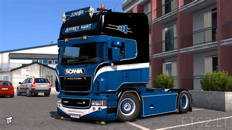 Scania RJL Jeffrey Hart Transport Skin ETS2 Mods