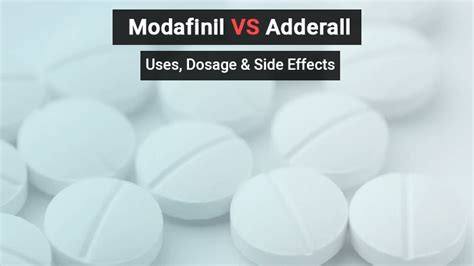 modafinil vs adderall uses dosage and side effects all generic pills 2020