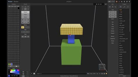 Magicavoxel Select And Move Youtube