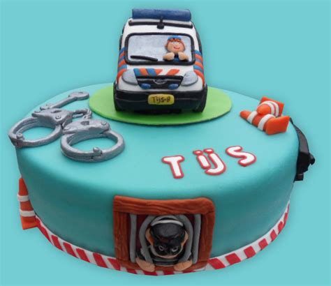 Politie Taart Police Cake Backen Kindergeburtstag Polizei Party