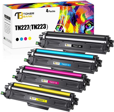 Toner Bank Tn227 Toner Cartridge Compatible For Brother Tn227 Tn223 Tn