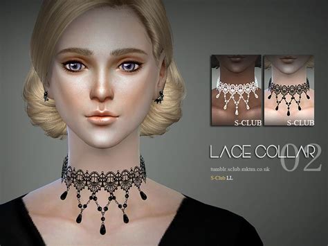 Lace Collar For You2 Styles Hope You Enjoy With Them 3 Found In Tsr