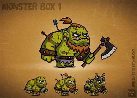 Monster Cartoon Rpg Characters 1 Gamedev Market