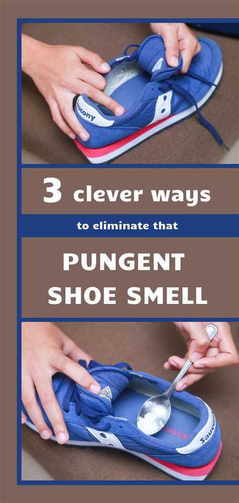 3 Clever Ways To Eliminate That Pungent Shoe Smell Shoes Smell Shoes Cleaning Hacks