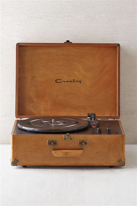 Wood Portable Usb Vinyl Record Player Fluxe