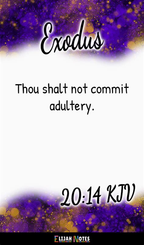 Top 25 Bible Verses About Adultery Kjv Elijah Notes