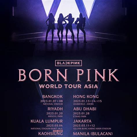 blackpink born pink world tour 2023