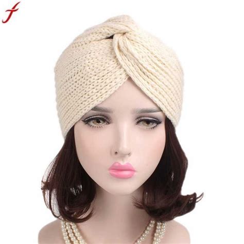 Spring Autumn Womens Head Wrap Warm Caps 2018 Fashion Women Turban Hat