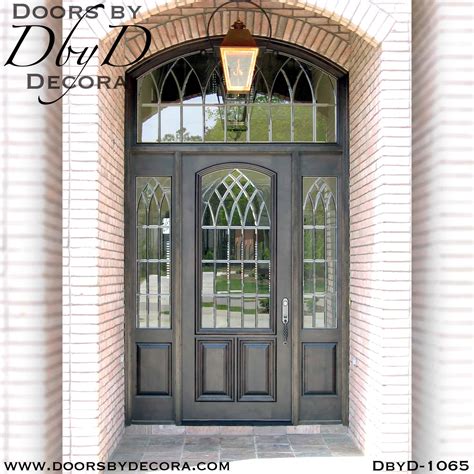 Custom Estate Cathedral Leaded Glass Door Entry Doors By Decora