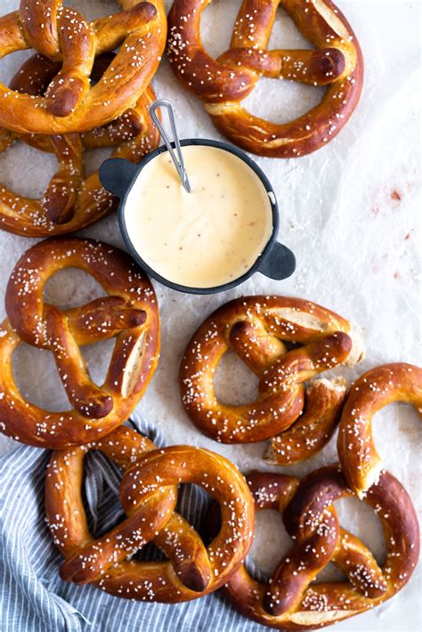 Soft Baked Pretzels with Cheese Sauce Dip by cloudykitchen | Quick & Easy Recipe | The Feedfeed