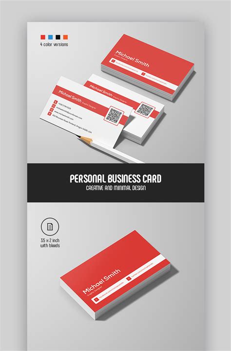 25 Best Personal Business Cards Designed For Better Networking In 2019