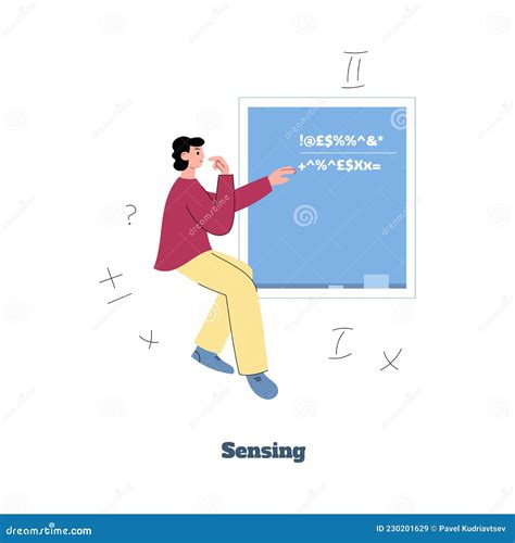 Sensing Type Of Mbti Personality Classification Vector Illustration