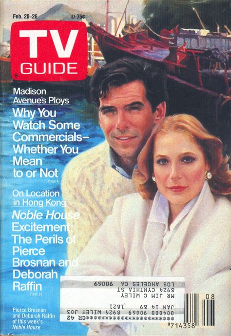 Tv Guide 1821 February 20 1988 Pierce Brosnan And Debor Flickr