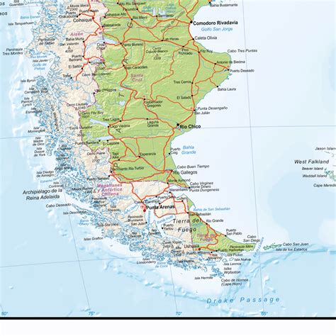 Continental Series South America Map  Image Xyz Maps