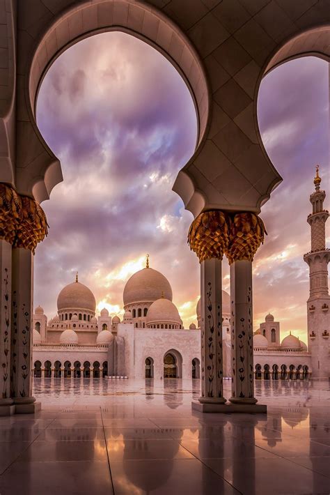 Sunset At The Mosque By Julian John 500px Mosque Architecture