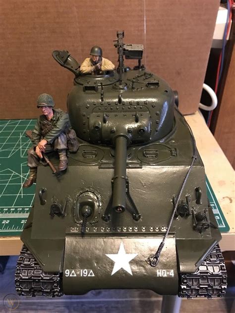 Tamiya 56014 116 Rc Tank M4 Sherman Build Operational Painted