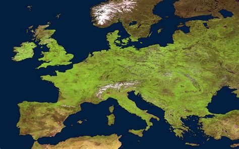 Europe Map Hd Wallpaper Gambaran