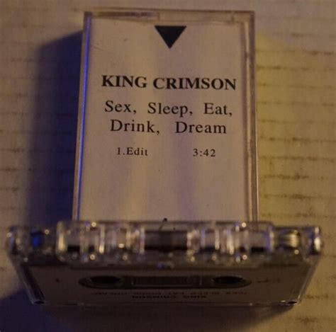 King Crimson Sex Sleep Eat Drink Dream Rare Promotional Cassette 1995 Htf Ebay