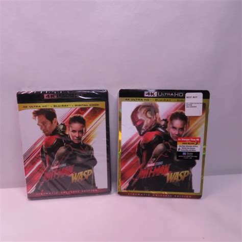 Ant Man And The Wasp 4k Uhdblu Raydigital 2018 New W Lenticular Slipcover 1499 Picclick