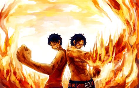 Fire Fist Ace And Luffy Ace One Piece Sanji One Piece One Piece Manga