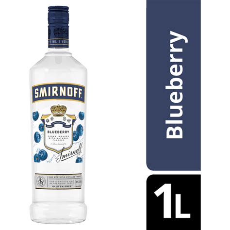 Smirnoff Blueberry Vodka Infused With Natural Flavors 1 L Vodka