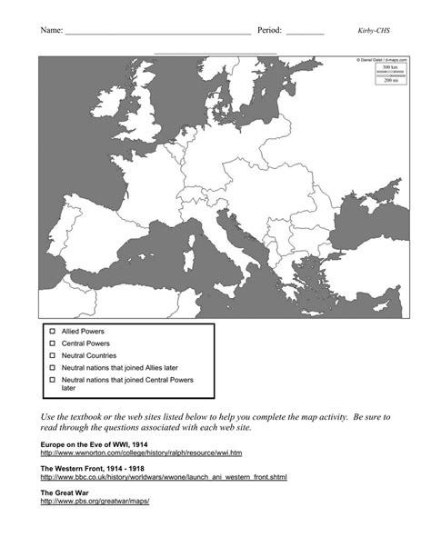 Interesting Europe After Ww1 Map Worksheet 1918 Europe Map Worksheet