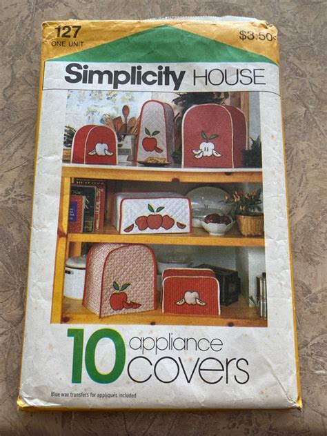 Vintage Simplicity House Appliance Cover Pattern 127 Etsy