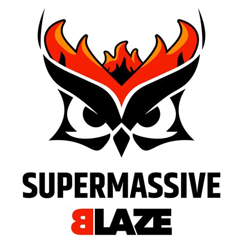 Supermassive Blaze Esports Logo Vector Format Cdr Eps Ai Svg Png