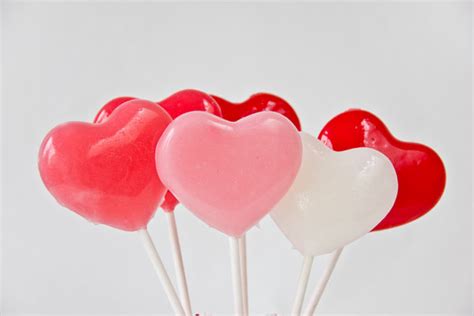 Diy Heart Lollipops For Valentines Day