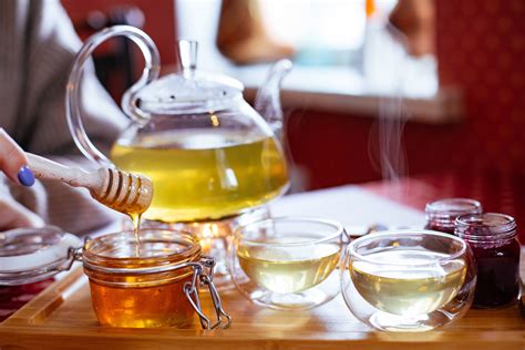 무료 이미지 음주 Chinese Herb Tea 꿀 Roasted Barley Tea 유리 알코올 식물성 기름 차 증류수 리큐어 주전자 성분 식기류