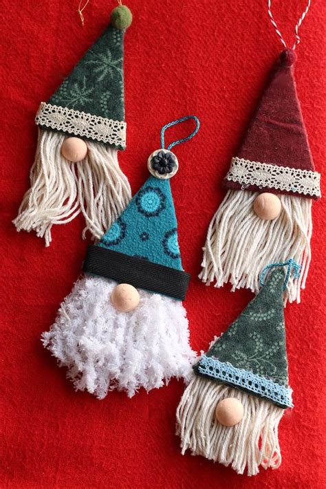 Find the best vintage christmas decorations here at traditions! Easy Gnome Ornaments in 2020 (With images) | Gnomes crafts ...