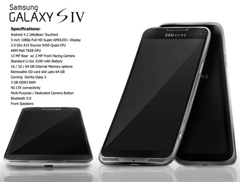 Samsung Officialise Le Galaxy S4 Caractéristiques Et Vidéo