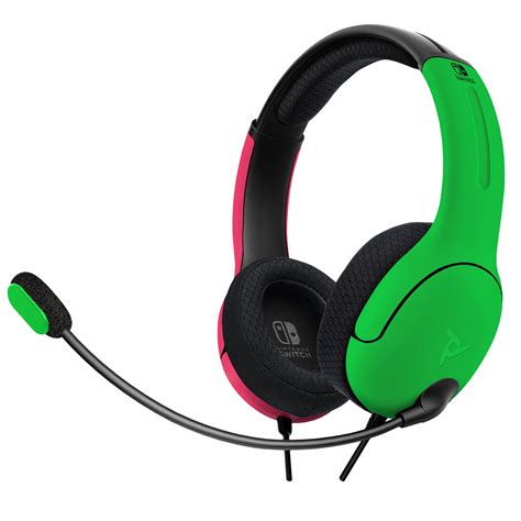 Pdp Gaming Lvl40 Wired Stereo Headset For Nintendo Switch Pinkgreen