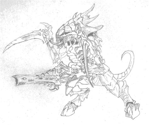 Tyranid Warrior By Kisamehada1232 On Deviantart