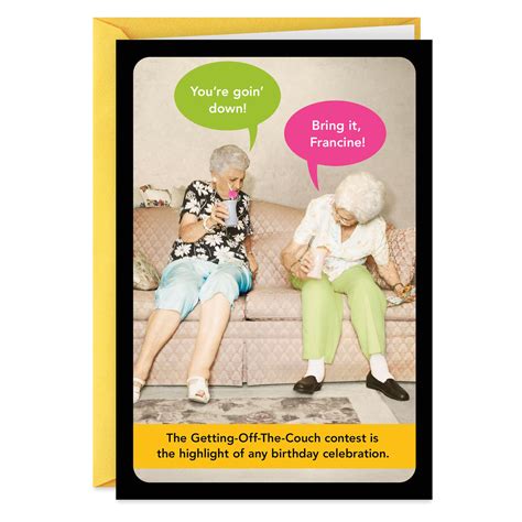 Old Age Antics Funny Birthday Card Greeting Cards Hallmark