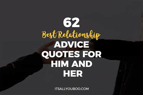 62 Best Relationship Advice Quotes For Him And Her